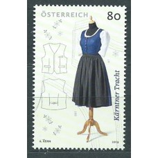 Austria Correo 2019 Yvert 3308 ** Mnh Traje Típico Kärntner