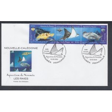 Nueva Caledonia SPD FDC Yvert 914/16 - 2004 Matasello Fauna Marina