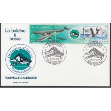 Nueva Caledonia SPD FDC Yvert 844/45 - 2001 Matasello Fauna Marina