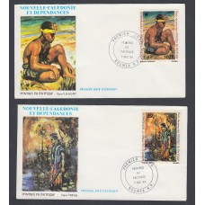 Nueva Caledonia SPD FDC Yvert Aero 234/235 - 1983 Matasello Postmark