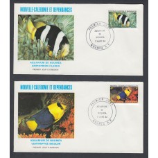 Nueva Caledonia SPD FDC Yvert Aero 236/237 - 1984 Matasello Postmark