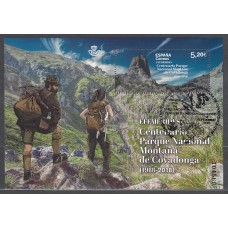 España II Centenario Correo 2019 Edifil 5345 usado Parque de Covadonga