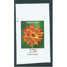 Alemania Federal Correo 2019 Yvert 3268 ** Mnh Definitivo Habichtskraut adh de carnet  Flor