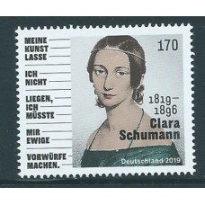 Alemania Federal Correo 2019 Yvert 3270 ** Mnh Clara Schumann