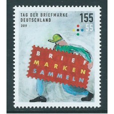 Alemania Federal Correo 2019 Yvert 3269 ** Mnh Dia del Sello Coleccionando sellos