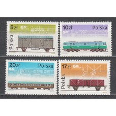 Polonia - Correo 1985 Yvert 2805/8 ** Mnh  Trenes