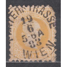 Austria - Correo 1867 Yvert 32 usado Defectuoso