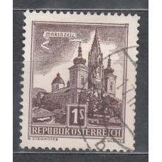 Austria - Correo 1957 Yvert 868 usado  Basílica