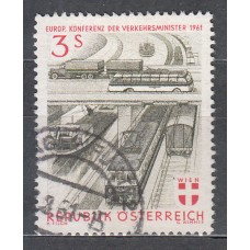 Austria - Correo 1961 Yvert 926 usado  Barco tren