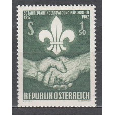 Austria - Correo 1962 Yvert 960 ** Boy scouts