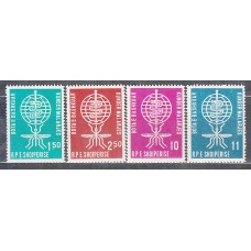 Albania Correo 1962 Yvert 569/72 ** Mnh  Erradicación del paludismo