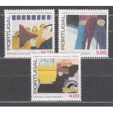 Portugal - Correo 1979 Yvert 1416/8 * Mh  Polución sonora