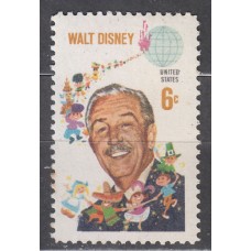 Estados Unidos - Correo 1968 Yvert 858 ** Mnh  Walt Disney