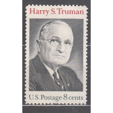 Estados Unidos - Correo 1973 Yvert 992 ** Mnh  Harry Truman