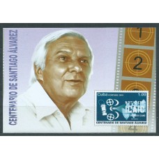 Cuba Hojas 2019 Yvert 351 ** Mnh Centenario de Santiago Alvarez