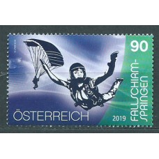 Austria Correo 2019 Yvert 3334 ** Mnh Paracaidismo