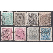 Portugal - Correo 1882-87 Yvert 55/61 usado