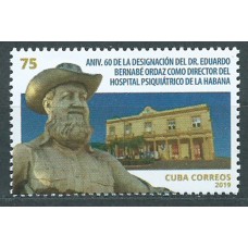 Cuba Correo 2019 Yvert 5812 ** Mnh Homenaje al Dr Bernabe Ordaz