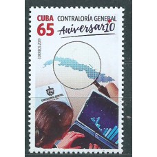 Cuba Correo 2019 Yvert 5821 ** Mnh X Aniversario de la Contraloria Nclal de la República