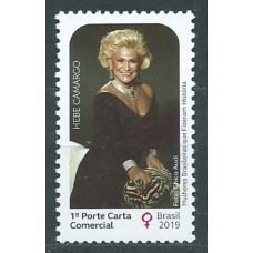 Brasil Correo 2019 Yvert 3758 ** Mnh Mujeres Barsileñas Hebe Camargo Actriz