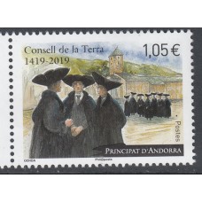 Andorra Francesa Correo 2019 Yvert 827 ** Mnh  Consell de la Terra