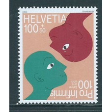 Suiza Correo 2020 Yvert 2572 ** Mnh Pro Infirmis sello recargo