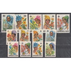 Guinea Republique - Correo Yvert 273/83+A.67/8 * Mh  Flores