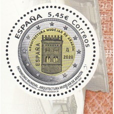 España II Centenario Correo 2020 Edifil SH.5389 ** Mnh Patrimonio Mudejar de Aragón