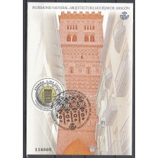 España II Centenario Correo 2020 Edifil 5389 usado  Patrimonio Mudejar de Aragón