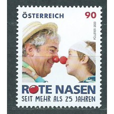 Austria Correo 2020 Yvert 3350 ** Mnh Médicos Payaso