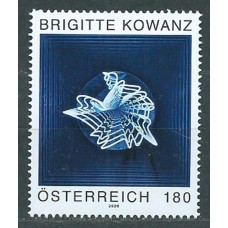 Austria Correo 2020 Yvert 3355 ** Mnh Brigitte Kowanz