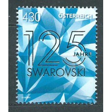 Austria Correo 2020 Yvert 3397 ** Mnh 125 Y Swarovski