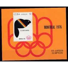 Cuba - Hojas 1973 Yvert 46 ** Mnh  Olimpiadas de Montreal