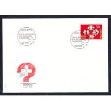 Suiza Sobre Primer Dia FDC Yvert 1363 Cruz Roja 1990