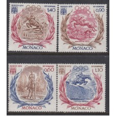 Monaco - Correo 1972 Yvert 890/3 ** Mnh Olimpiadas de Munich