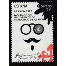 España II Centenario Correo 2020 Edifil 5428 ** Mnh  Quevedo