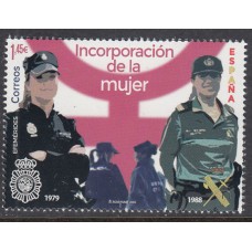 España II Centenario Correo 2020 Edifil 5433 ** Mnh  Mujer policia