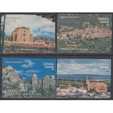 España II Centenario Correo 2018 Edifil 5211/4 ** Mnh  Pueblos con encanto