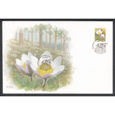 Finlandia Sobre Primer Dia FDC Yvert 1511 Flores Flora Abejas 2000