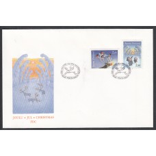 Finlandia Sobre Primer Dia FDC Yvert 1240/41 Navidad 1994