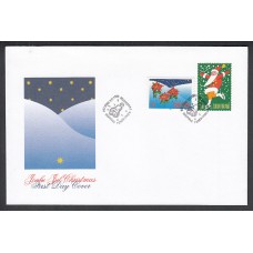 Finlandia Sobre Primer Dia FDC Yvert 1283/84 Navidad Helsinki 1995