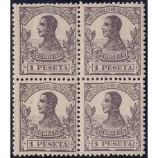 Guinea Sueltos 1912 Edifil 95 ** Mnh - Bloque de cuatro