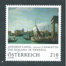 Austria Correo 2020 Yvert 3402 ** Mnh Pintura Venezia