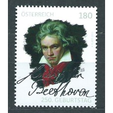 Austria Correo 2020 Yvert 3404 ** Mnh Beethoven