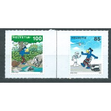 Suiza Correo 2020 Yvert 2603/4 ** Mnh Globi Comic