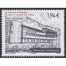 Andorra Francesa Correo 2020 Yvert 849 ** Mnh - Liceo Foix