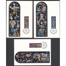 Liechtenstein Tarjetas Maximas Yvert 661/63 Religion - 1978