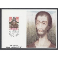 Liechtenstein Tarjetas Maximas Yvert 861 mk 72 - personajes 1987