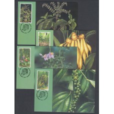 Tailandia Tarjetas Máximas Yvert 1972/75 - Naturaleza