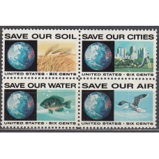 Estados Unidos - Correo 1970 Yvert 903/6 ** Mnh  Fauna